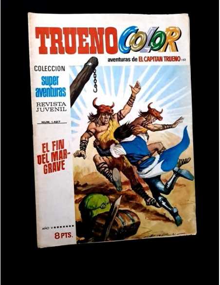 MUY BUEN ESTADO EL CAPITAN TRUENO COLOR 152 COLECCION SUPER AVENTURAS 1427 BRUGUERA