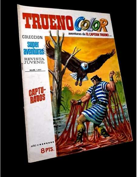 MUY BUEN ESTADO EL CAPITAN TRUENO COLOR 144 COLECCION SUPER AVENTURAS 1411 BRUGUERA