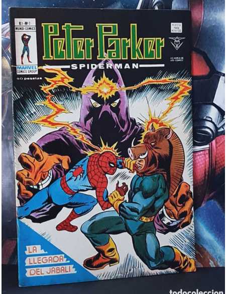 MUY BUEN ESTADO PETER PARKER 7 LA LLEGADA DEL JABALÍ SPIDER-MAN GRAPA COMICS VERTICE