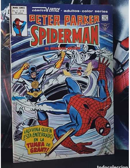 MUY BUEN ESTADO PETER PARKER 12 ADIVINA QUIÉN ESTÁ ENTERRADO SPIDER-MAN GRAPA COMICS VERTICE