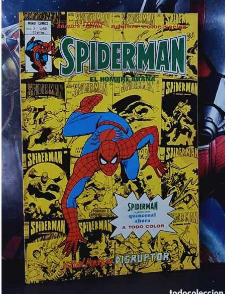 BUEN ESTADO SPIDERMAN 58 VOL III EL PLAN MORTAL DEL DISRUPTOR SPIDER-MAN GRAPA COMICS VERTICE