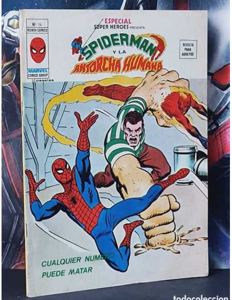 MUY BUEN ESTADO SUPER HEROES 14 VOL II ESPECIAL CUALQUIER NÚMERO PUEDE MATAR GRAPA COMICS VERTICE