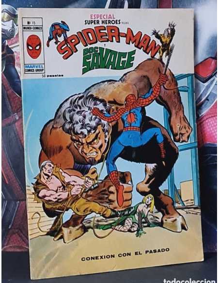 CASI EXCELENTE ESTADO SUPER HEROES 15 VOL II ESPECIAL CONEXIÓN CON EL PASADO GRAPA COMICS VERTICE