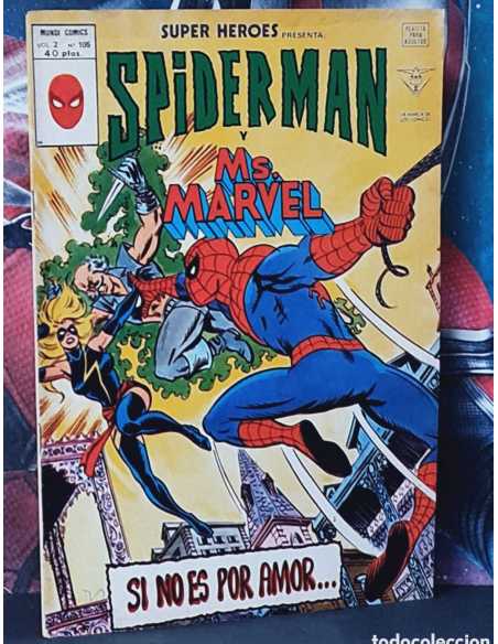 BUEN ESTADO SUPER HEROES 105 VOL II SI NO ES POR AMOR GRAPA MUNDI COMICS VERTICE
