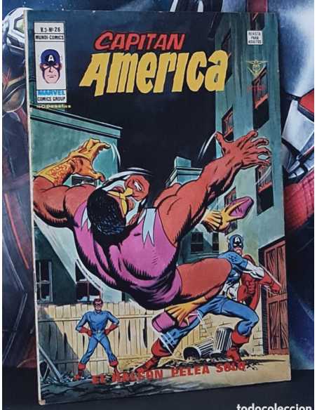 CAPITAN AMERICA 26 VOL III EL HALCÓN PELEA SOLO NORMAL ESTADO GRAPA COMICS VERTICE