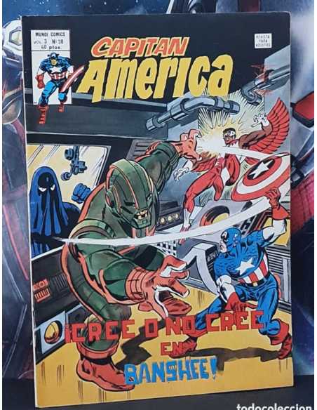 MUY BUEN ESTADO CAPITAN AMERICA 38 VOL III CRECE O NO CRECE EN BANSHEE GRAPA COMICS VERTICE