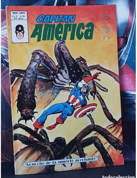 BUEN ESTADO CAPITAN AMERICA 33 VOL III LA NOCHE DE LA MUERTE ACECHANTEGRAPA COMICS VERTICE