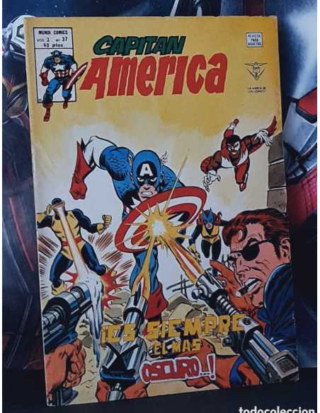 MUY BUEN ESTADO CAPITAN AMERICA 37 VOL III ES SIEMPRE EL MÁS OSCURO GRAPA COMICS VERTICE