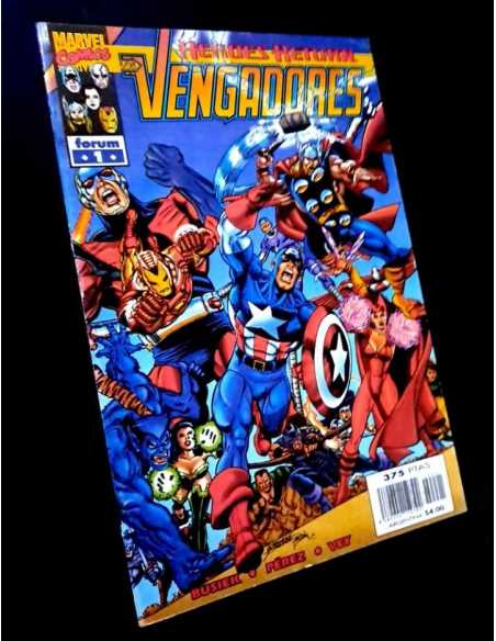 EXCELENTE ESTADO HEROES REBORN LOS VENGADORES 1 FORUM COMICS GRAPA