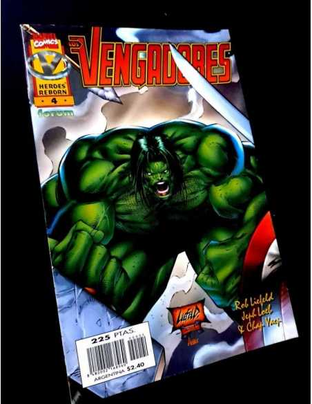 EXCELENTE ESTADO HEROES REBORN LOS VENGADORES 4 FORUM COMICS GRAPA