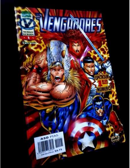 MUY BUEN ESTADO HEROES REBORN LOS VENGADORES 1 FORUM COMICS GRAPA