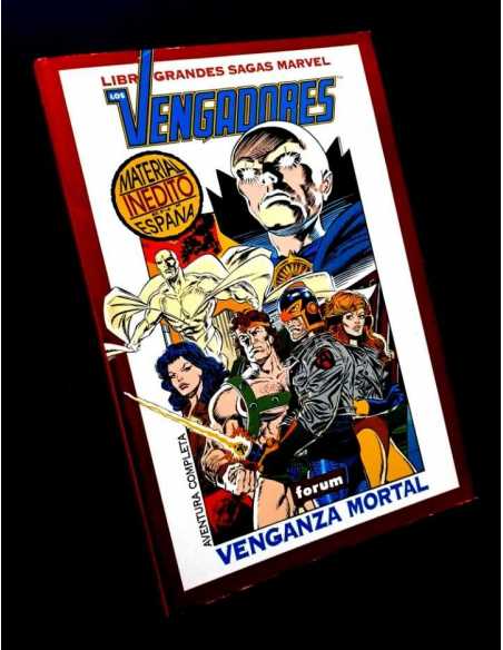 CASI EXCELENTE ESTADO LOS VENGADORES VENGANZA MORTAL FORUM TOMO TAPA BLANDA