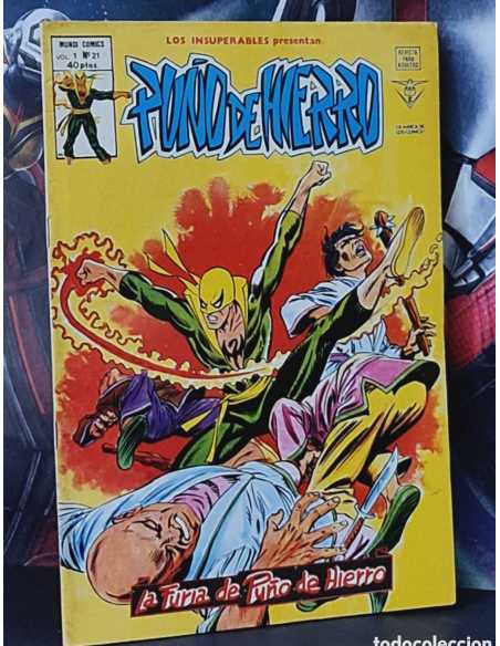 CASI EXCELENTE ESTADO LOS INSUPERABLES 21 LA FURIA DE PUÑO DE HIERRO GRAPA MUNDI COMICS VERTICE