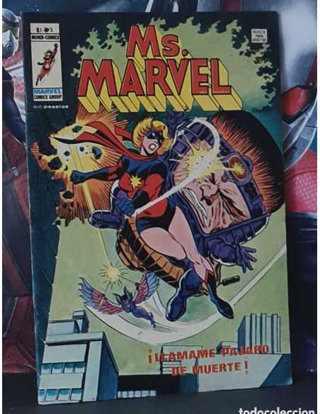 MUY BUEN ESTADO MS MARVEL 5 LLAMAME PAJARO DE MUERTE GRAPA EDICIONES VERTICE