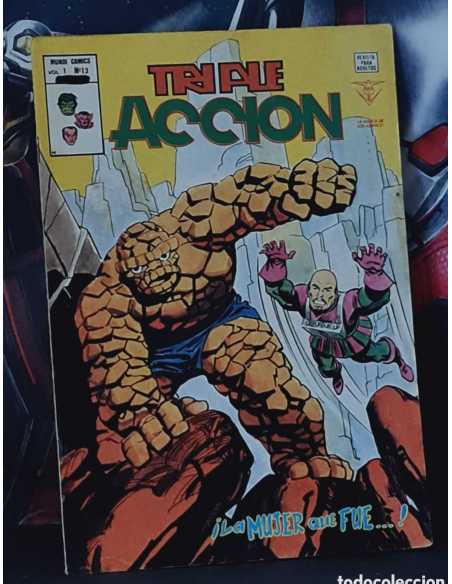 BUEN ESTADO TRIPLE ACCIÓN 13 LA MUJER QUE FUE GRAPA EDICIONES VERTICE