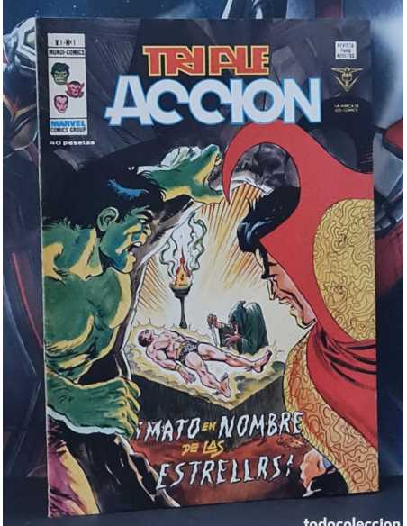 CASI EXCELENTE ESTADO TRIPLE ACCIÓN 1 MATO EL NOMBRE DE LAS ESTRELLAS GRAPA EDICIONES VERTICE