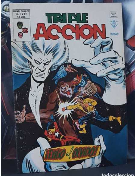 EXCELENTE ESTADO TRIPLE ACCION 22 EXILIO AL OLVIDO GRAPA EDICIONES VERTICE
