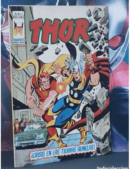 MUY BUEN ESTADO THOR 42 VOL II CRISIS EN LAS TIERRAS GEMELAS GRAPA EDICIONES VERTICE