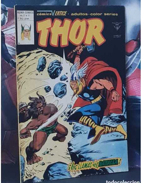 BUEN ESTADO THOR 51 VOL II LAS LLAMAS DE LA BATALLA GRAPA EDICIONES VERTICE