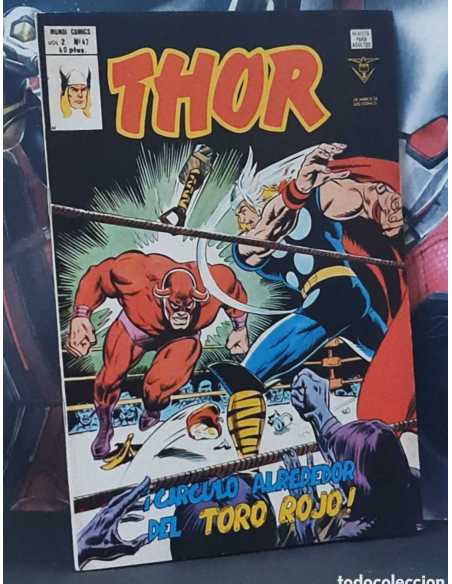 MUY BUEN ESTADO THOR 47 VOL II CÍRCULO ALREDEDOR DEL TORO ROJO GRAPA EDICIONES VERTICE