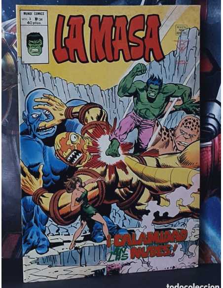 MUY BUEN ESTADO LA MASA 34 VOL III CALAMIDAD EN LAS NUBES GRAPA EDICIONES VERTICE