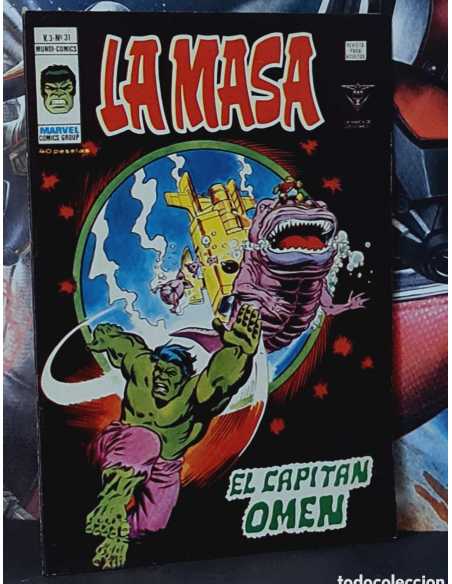 CASI EXCELENTE ESTADO LA MASA 31 VOL III EL CAPITÁN OMEN GRAPA EDICIONES VERTICE