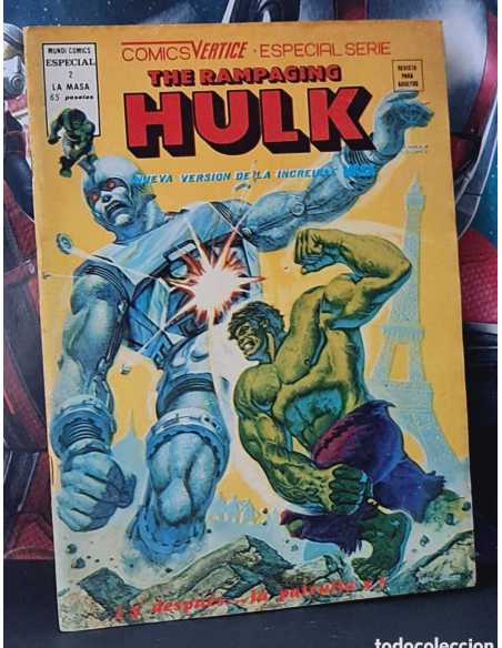 MUY BUEN ESTADO THE RAMPAGING HULK 2 Y DESPUES LA PATRULLA X GRAPA EDICIONES VERTICE