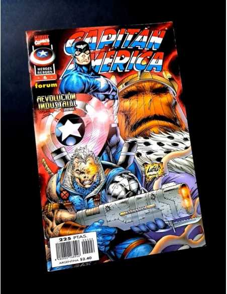 EXCELENTE ESTADO CAPITAN AMERICA HEROES REBORN 6 FORUM COMICS GRAPA