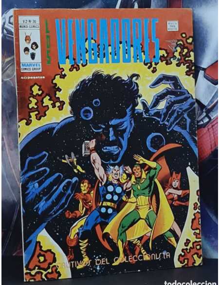 MUY BUEN ESTADO LOS VENGADORES 36 VOL II CAUTIVOS DEL COLECCIONISTA GRAPA EDICIONES VERTICE