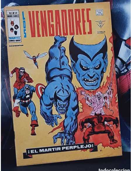 MUY BUEN ESTADO LOS VENGADORES 38 VOL II EL MARTIR PERPLEJO GRAPA EDICIONES VERTICE
