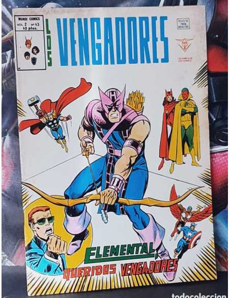 LOS VENGADORES 44 VOL II ELEMENTAL QUERIDOS NORMAL ESTADO GRAPA EDICIONES VERTICE