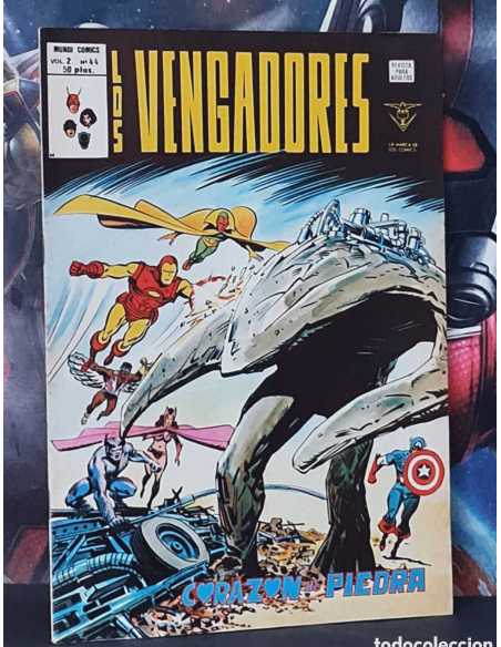 CASI EXCELENTE ESTADO LOS VENGADORES 44 VOL II CORAZÓN PIEDRA GRAPA EDICIONES VERTICE
