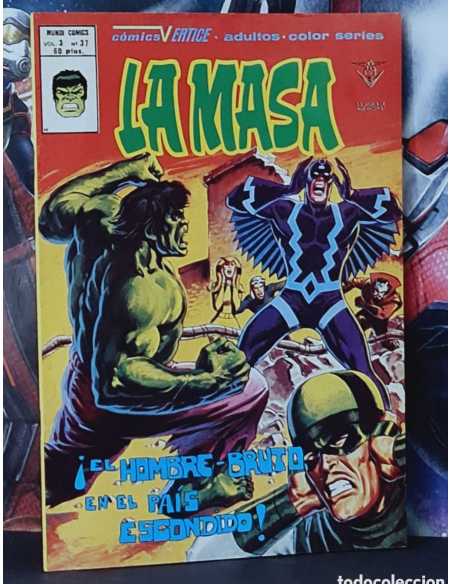 EXCELENTE ESTADO LA MASA 37 VOL III EL HOMBRE BRUTO EN EL PAÍS ESCONDIDO GRAPA EDICIONES VERTICE