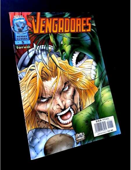 CASI EXCELENTE ESTADO HEROES REBORN LOS VENGADORES 5 FORUM COMICS GRAPA