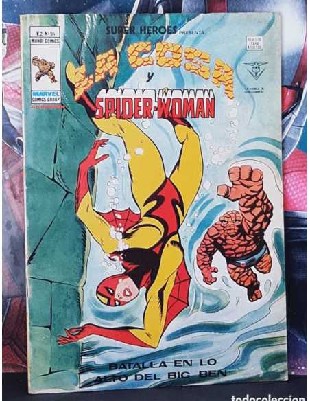 MUY BUEN ESTADO SUPER HEROES 94 VOL II BATALLA EN LO ALTO DEL BIG BEN GRAPA VERTICE