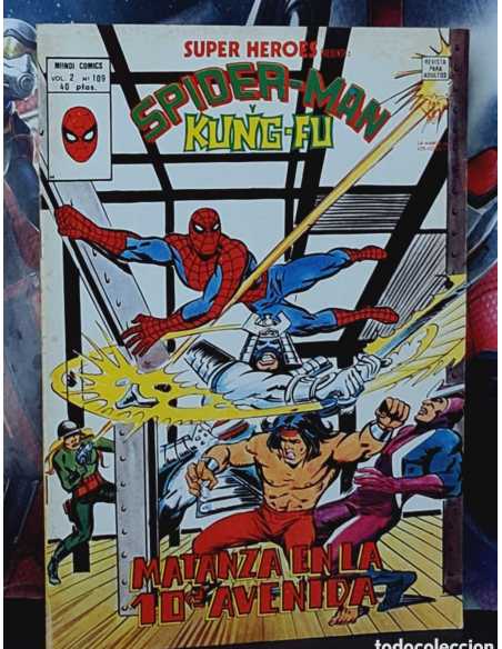 MUY BUEN ESTADO SUPER HEROES 109 VOL II MATANZA EN LA 10° AVENIDA GRAPA VERTICE