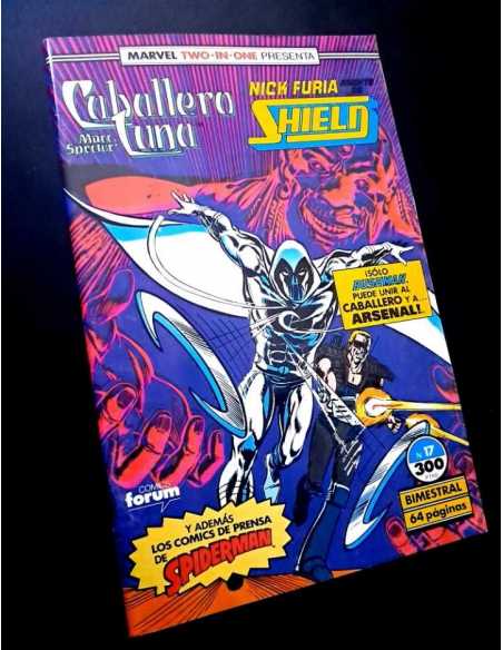 EXCELENTE ESTADO CABALLERO LUNA 17 MARVEL TWO-IN-ONE FORUM COMICS GRAPA