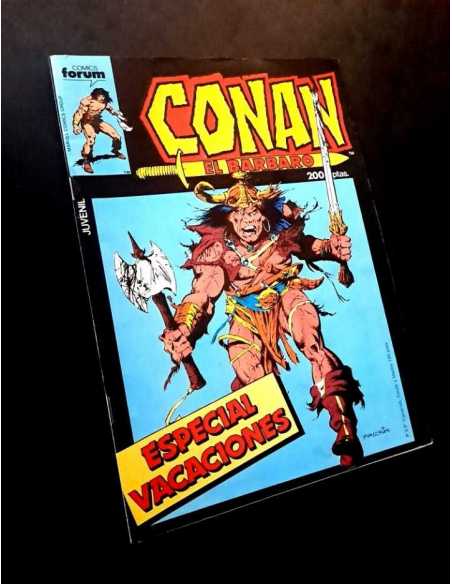 EXCELENTE ESTADO CONAN EL BARBARO ESPECIAL VACACIONES EXTRA FORUM COMICS GRAPA