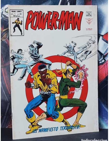 MUY BUEN ESTADO POWERMAN 20 EL MANIFIESTO TERRORISTA POWER-MAN GRAPA EDICIONES VERTICE