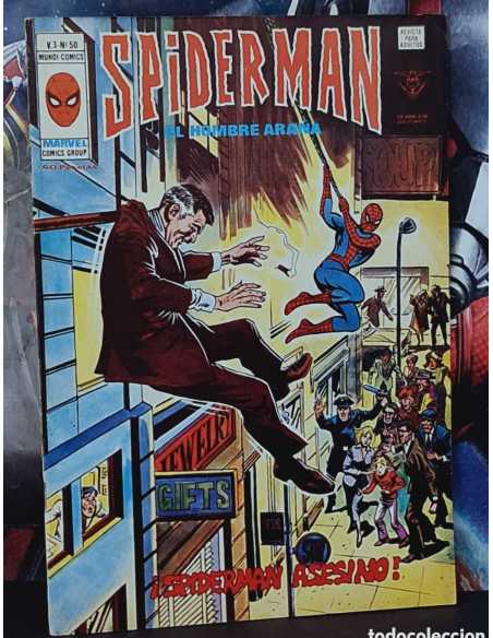 MUY BUEN ESTADO SPIDERMAN 50 ASESINO SPIDER-MAN GRAPA VERTICE
