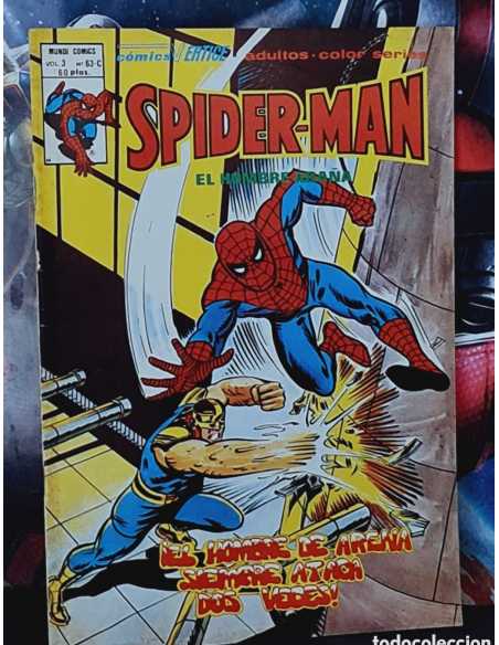 SPIDERMAN 63-C VOL III EL HOMBRE DE ARENA SIEMPRE ATACA DOS VECES NORMAL ESTADO GRAPA VERTICE