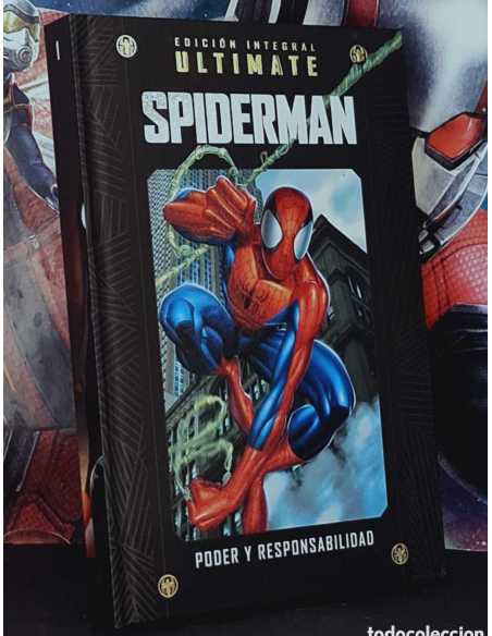 EXCELENTE ESTADO MARVEL ULTIMATE 1 PODER Y RESPONSABILIDAD EDICION INTEGRAL TAPA DURA PANINI