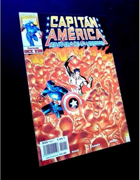 EXCELENTE ESTADO CAPITAN AMERICA 4 CENTINELA DE LA LIBERTAD FORUM COMICS GRAPA