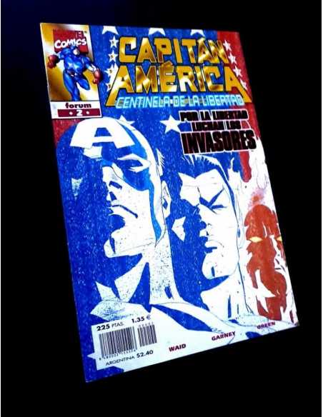 EXCELENTE ESTADO CAPITAN AMERICA 2 CENTINELA DE LA LIBERTAD FORUM COMICS GRAPA