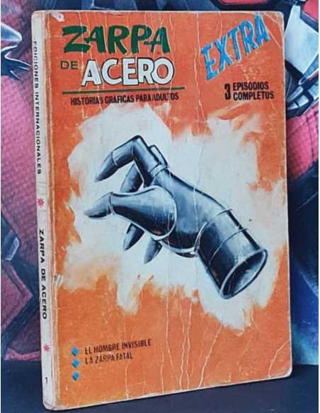 ZARPA DE ACERO 1 EL HOMBRE INVISIBLE TACO NORMAL ESTADO EDICIONES V1RTICE