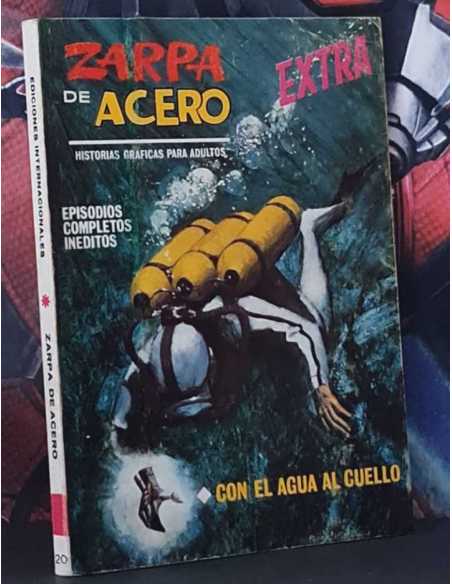 MUY BUEN ESTADO ZARPA DE ACERO 20 CON EL AGUA AL CUELLO TACO EDICIONES VERTICE
