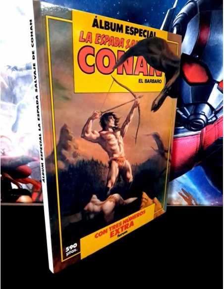 EXCELENTE ESTADO LA ESPADA SALVAJE DE CONAN RETAPADO 83 AL 85 ALBUM ESPECIAL FORUM COMICS