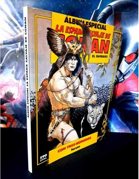 DE KIOSCO LA ESPADA SALVAJE DE CONAN RETAPADO 90 AL 92 ALBUM ESPECIAL FORUM COMICS