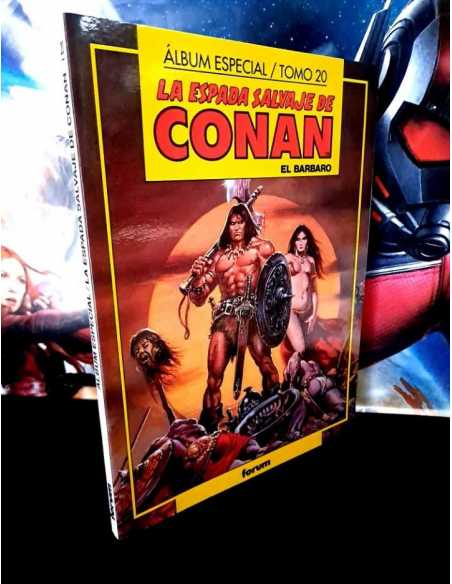 EXCELENTE ESTADO LA ESPADA SALVAJE DE CONAN TOMO 20 RETAPADO ALBUM ESPECIAL FORUM COMICS
