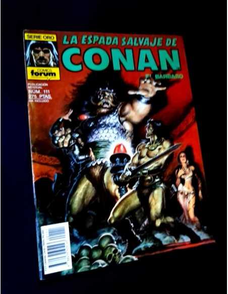 MUY BUEN ESTADO LA ESPADA SALVAJE DE CONAN 111 SERIE ORO FORUM COMICS GRAPA